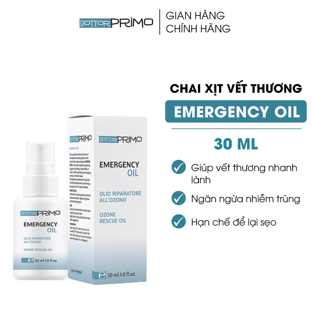 Chai Xịt Vết Thương DottorPrimo Emergency Oil Giúp Vết Thương Nhanh Lành Và Ngăn Ngừa Nhiễm Trùng 30ml