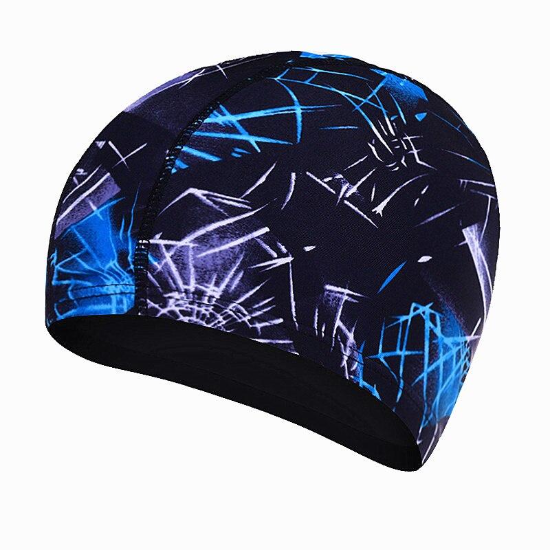 1PC New Soft Swimming Caps Waterproof Stretchable Ears Protection Long Hair Sports Swim Pool Hat Bathing Hat Adult Sport Hats