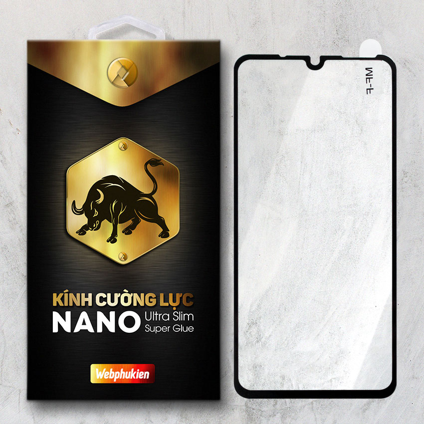 Miếng kính cường lực cho Vivo IQOO Full màn hình Webphukien - Đen - Hàng Chính Hãng