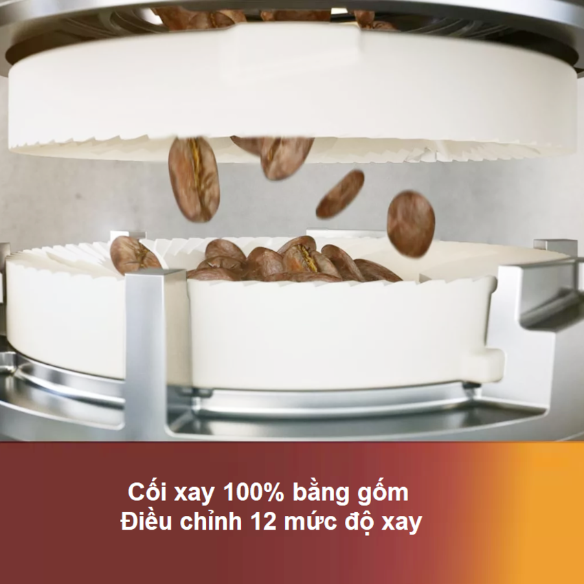 HÀNG NHẬP KHẨU - Máy pha cà phê Espresso, Americano tự động và Capuccino, Latte. Thương hiệu Hà Lan cao cấp Philips - EP1221/69