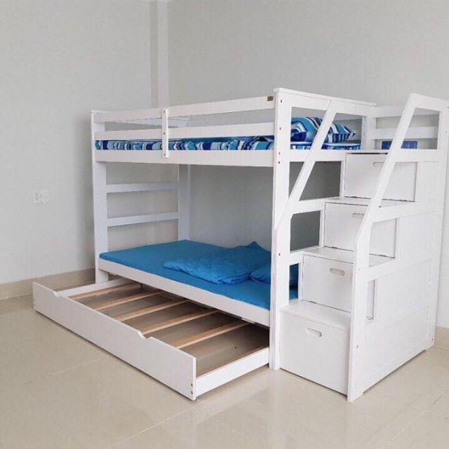 Giường tầng gỗ sồi