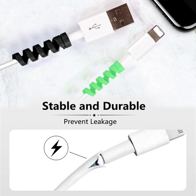 (2 Cái) Vỏ Bọc Bảo Vệ Cáp Sạc USB Type C Bằng Silicon Cho Android/iPhone/ Máy Tính Xách Tay Vỏ Bảo Vệ Cáp Sạc