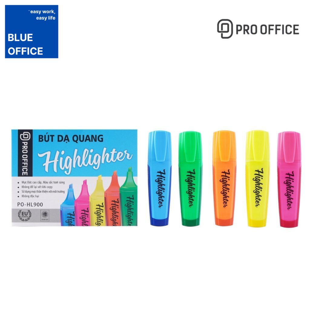 Bút Dạ Quang Highlighter PO-HL900 Pro Office