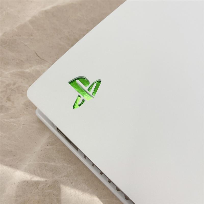 Set 5 Miếng Dán Logo Trang Trí Cho PS5 Dưới Lớp Lót Có 8 Màu