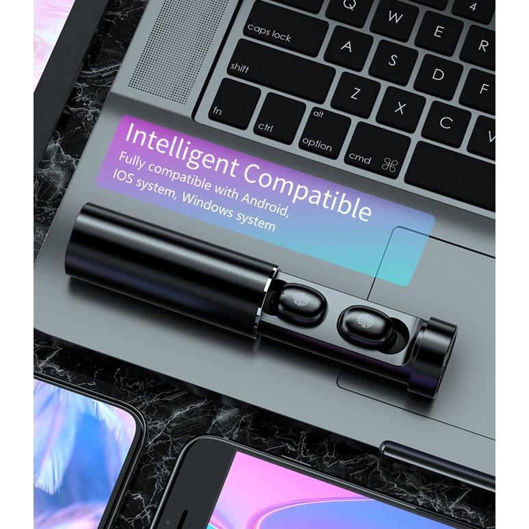 Tai Nghe Bluetooth 5.0 N21 Tws Không Dây Âm Thanh Sống Động Chất Lượng Cao