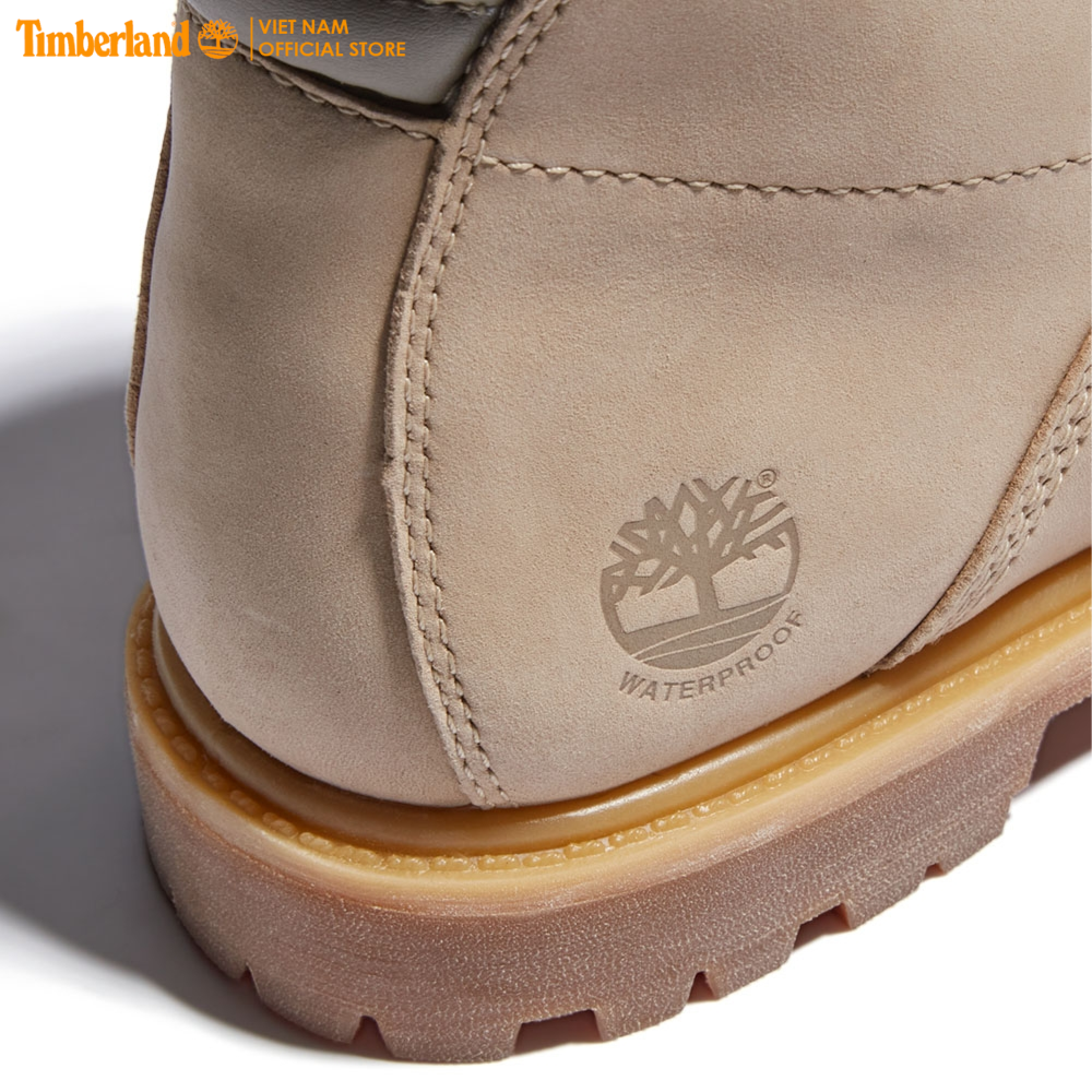 [Original] Timberland Giày Boot Nữ - Women’s Waterville 6-Inch Waterproof Boot Light Beige Nubuck TB0A2M26HJ