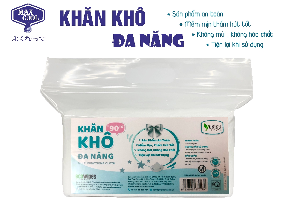 Khăn Khô Đa Năng 90 Tờ