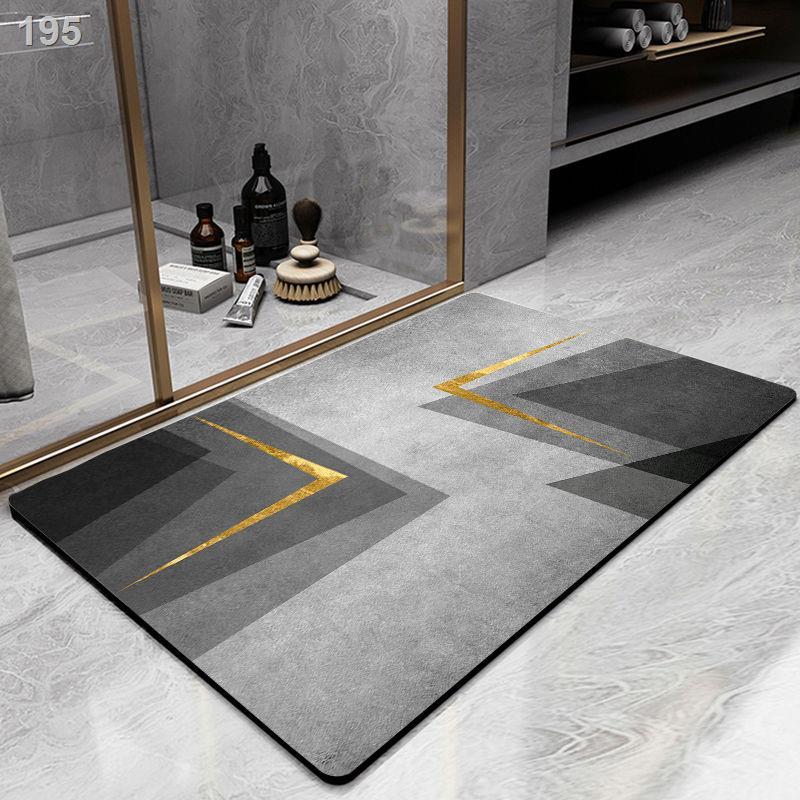 Thảm trải sàn nhà vệ sinh, cửa thấm phòng tắm, nhanh khô ngay lối ra vào, đệm chống trượt sinh bằng tảo cát