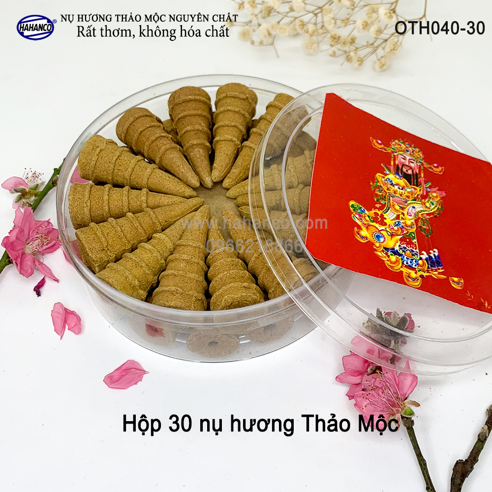 Nhang nụ trầm Thảo Mộc siêu sạch hương thơm cổ truyền (OTH040) Xông trầm phong thủy, giúp thư giãn tĩnh tâm, an yên - Xua đuổi tà khí tai ương