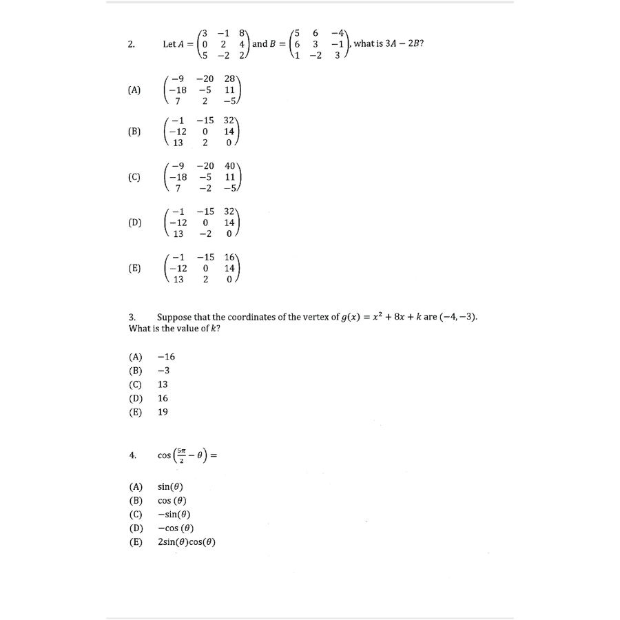 Bứt Phá Điểm Số Sat 2 Với 626 Bài Toán Khó – Questions For The Sat Mathematics Level 2 Subject Test