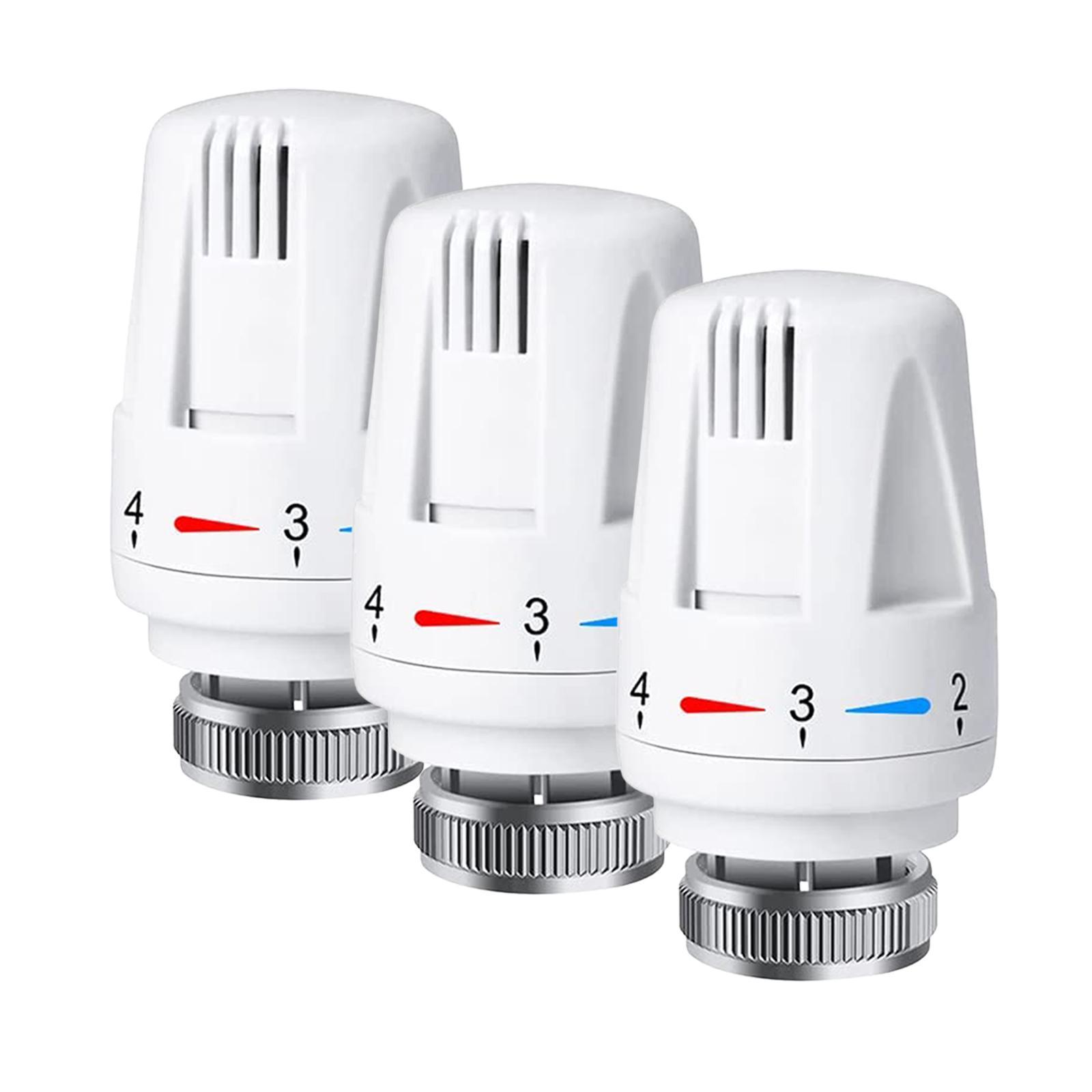 3/4/6Pcs Thermostatic Replacement Temperature Controller Adjustable