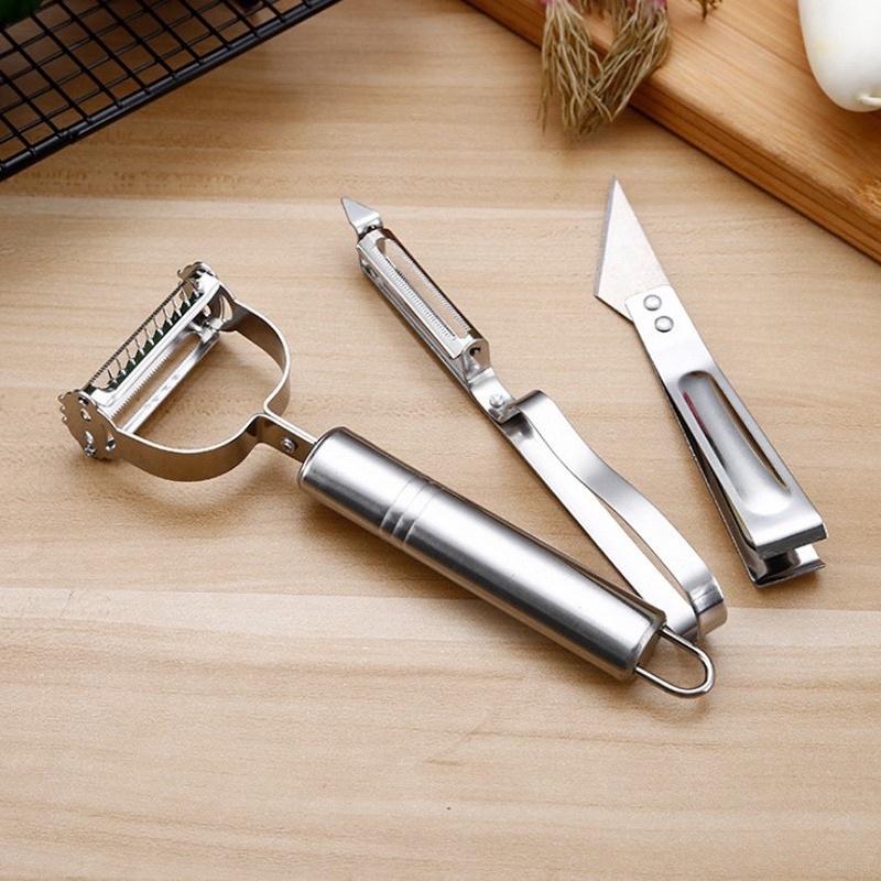Dụng cụ bào vỏ củ quả 2 lưỡi, 1 lưỡi - Kẹp nhổ lông gà, lông vịt bằng thép không gỉ