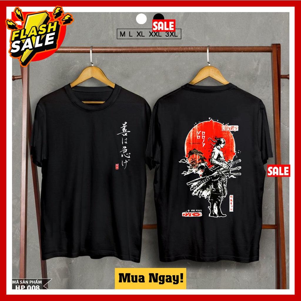 Áo thun One Piece - Áo Anime in hình Luffy Gear 5, Zoro siêu chất, mẫu mới