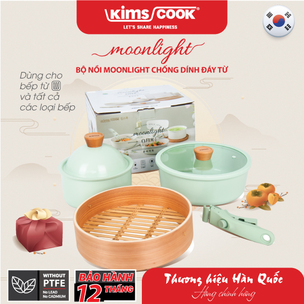 Bộ nồi đa năng tay rời Moonlight_Kimscook