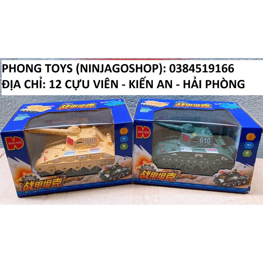 Xe tăng quân sự 610 có đèn và nhạc (hình ảnh thật shop tự chụp)