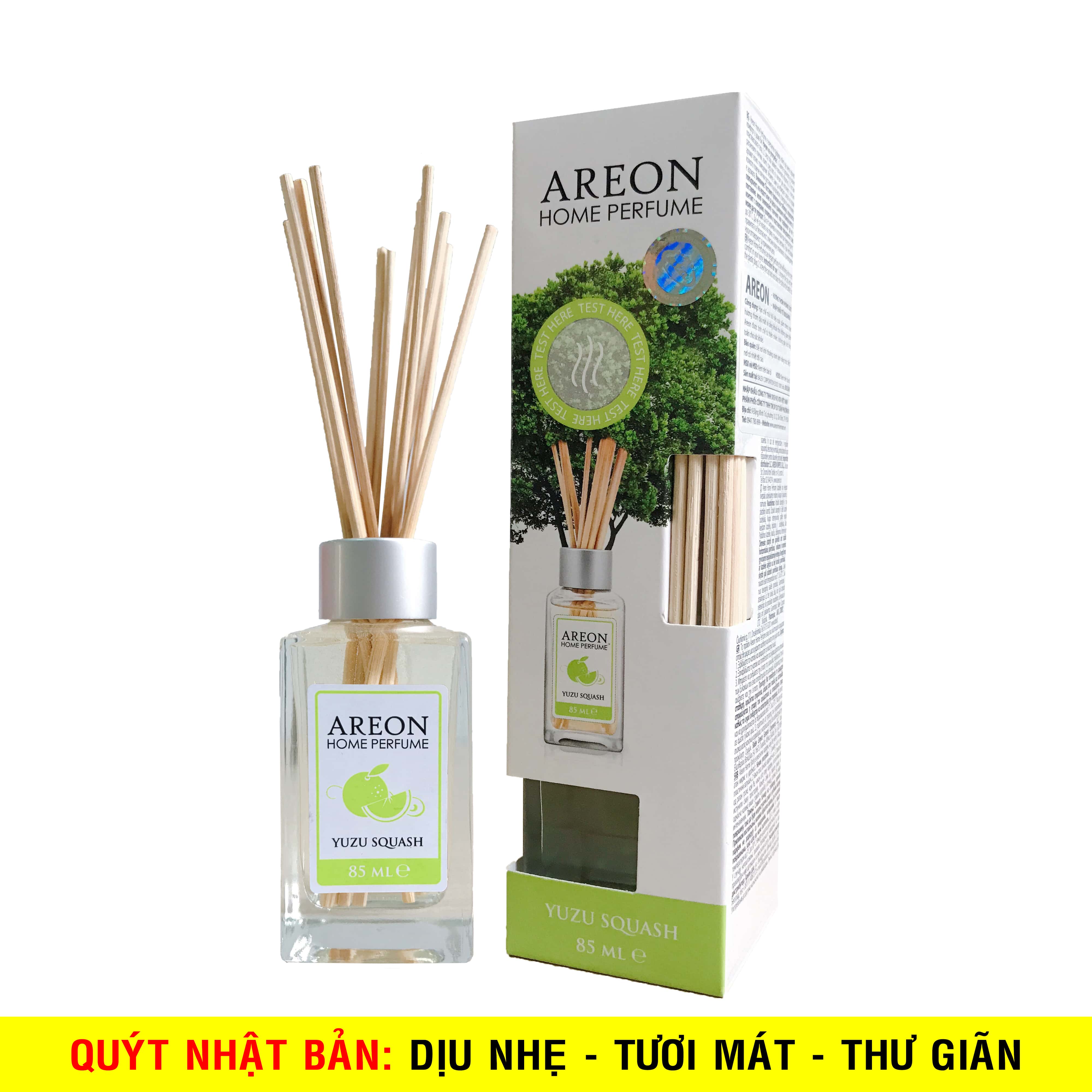 Nước hoa thơm phòng AREON YUZU SQUASH - hương Quýt Tây Nhập khẩu Bulgaria
