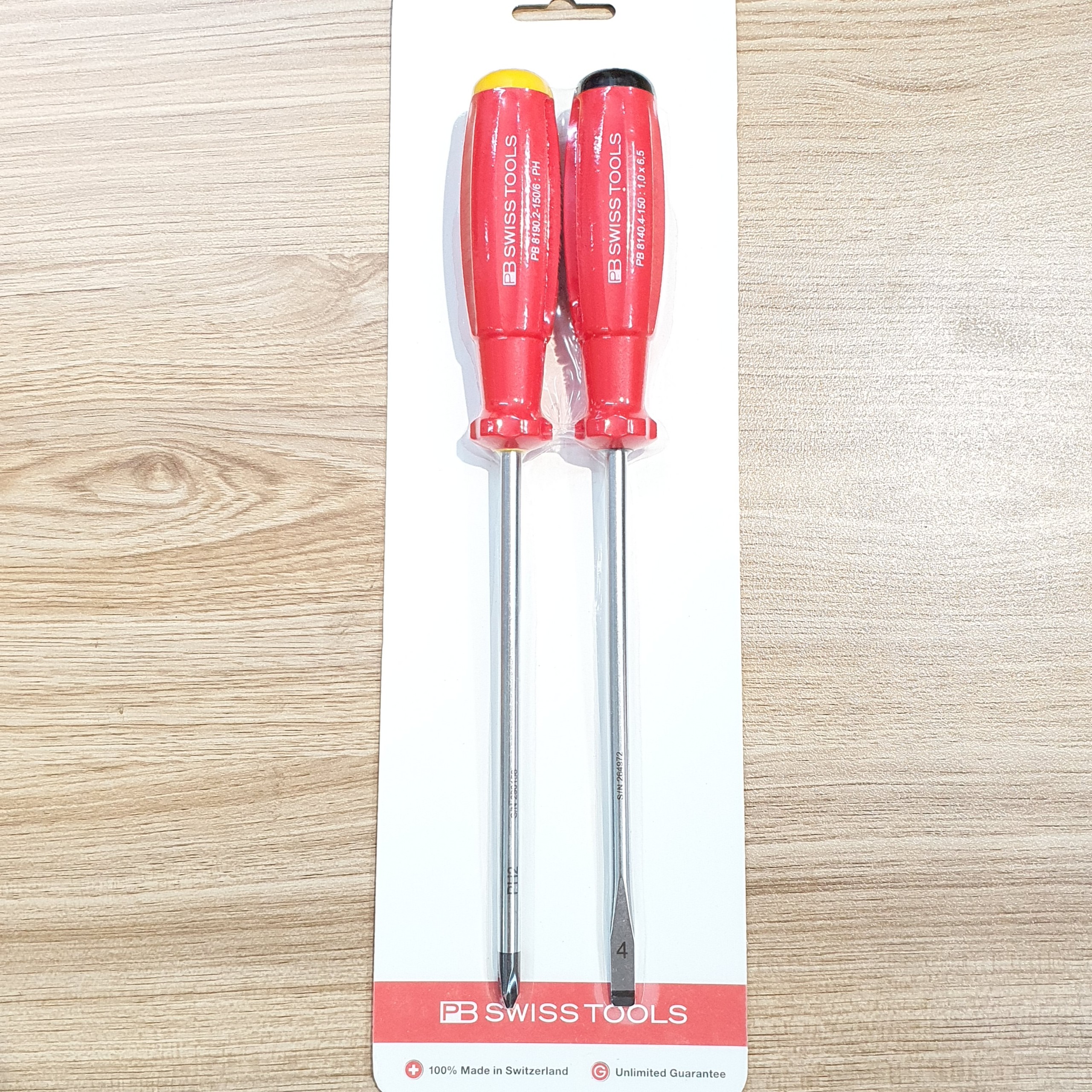 Bộ tô vít PB Swiss Tools Dòng Swiss Grip 2 chiếc dài 250mm