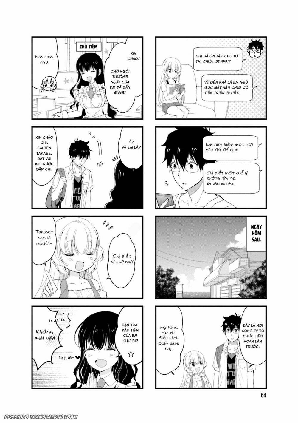 senpai nhỏ nhắn của tôi rất dễ thương chapter 24 4