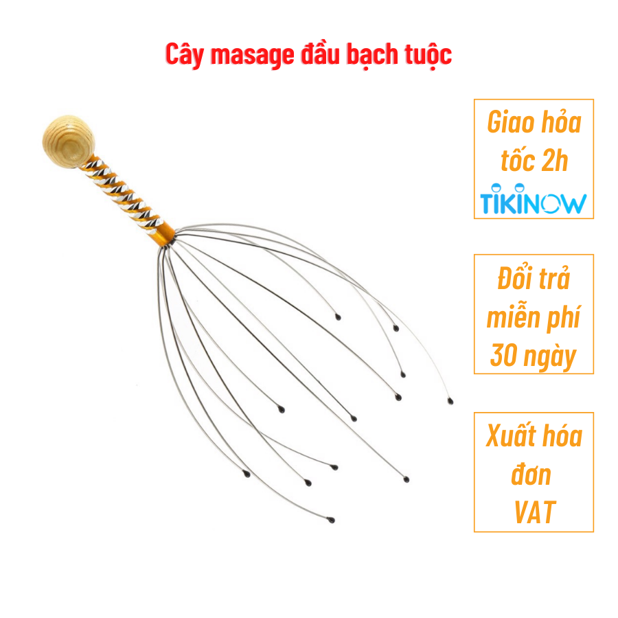 Cây Massage đầu vật lý -thư giãn