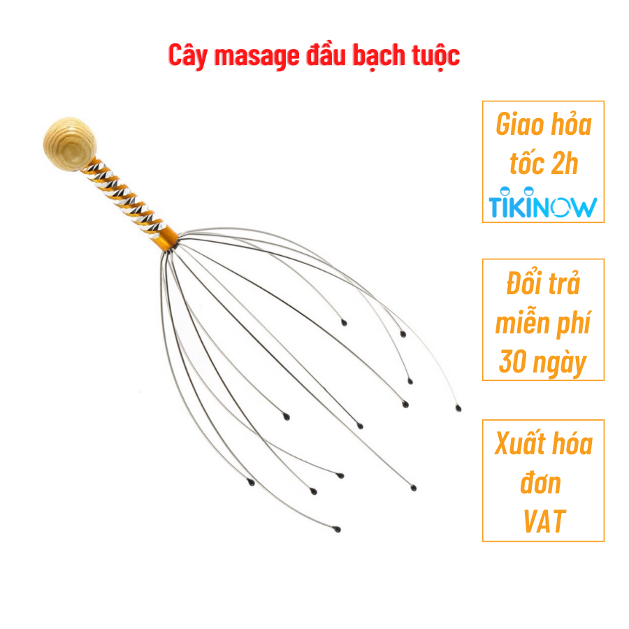 Cây Massage Đầu Thư Giản Xả Stress - Màu Ngẫu Nhiên - Funu Home