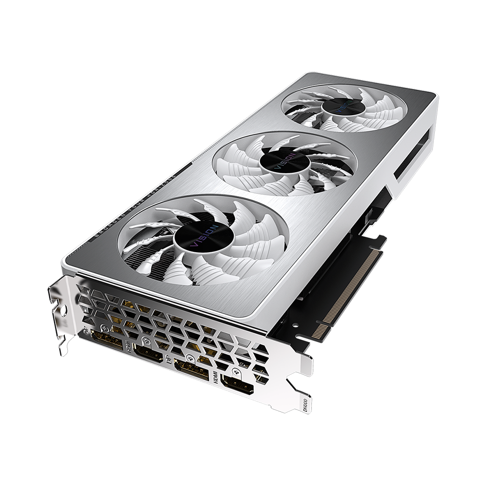 Card màn hình GIGABYTE GeForce RTX 3060 Vision OC 12GB GDDR6 - Hàng chính hãng Viễn Sơn phân phối