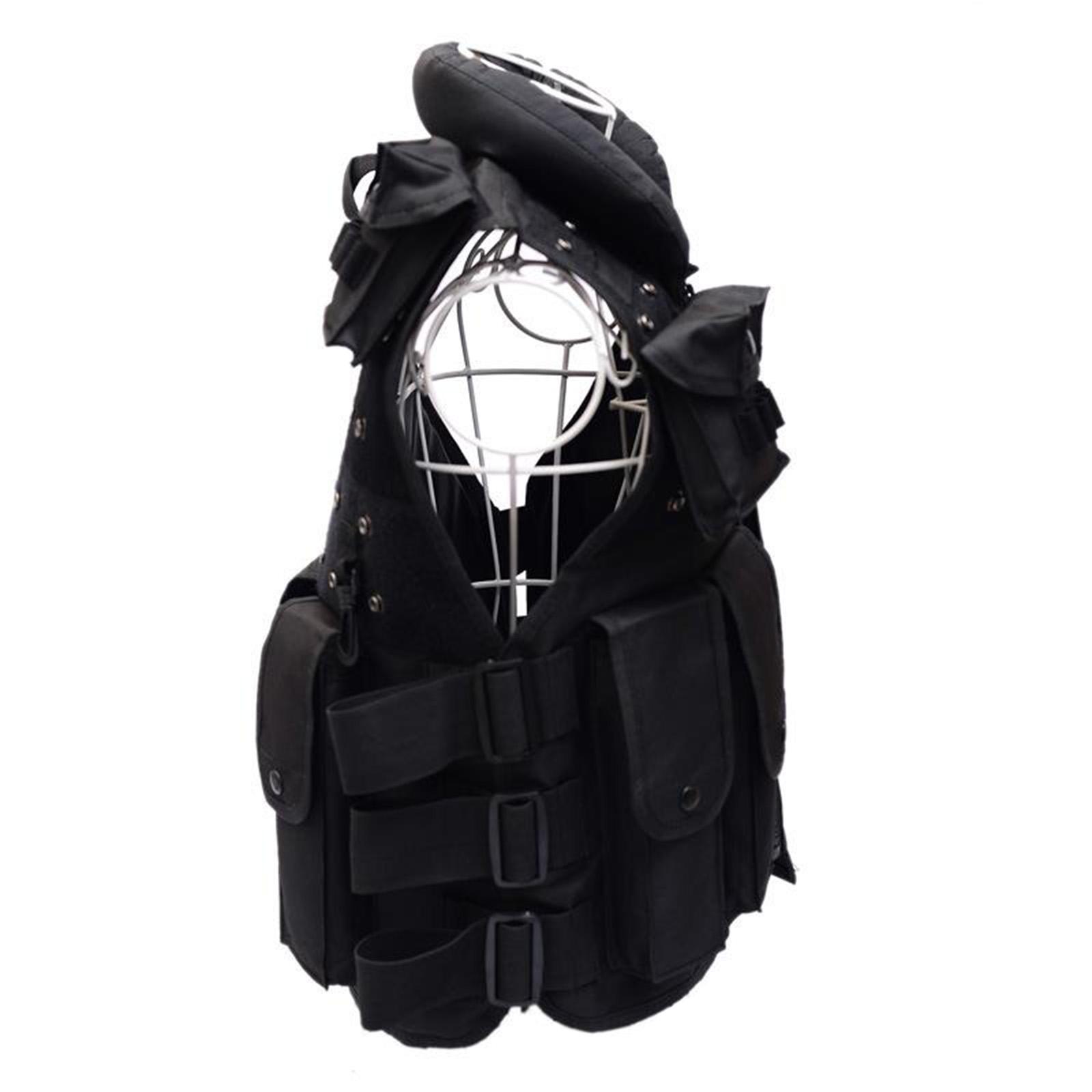 Military Tactical Vest Molle Airsoft Combat Assault Gear Plate Carrier Black