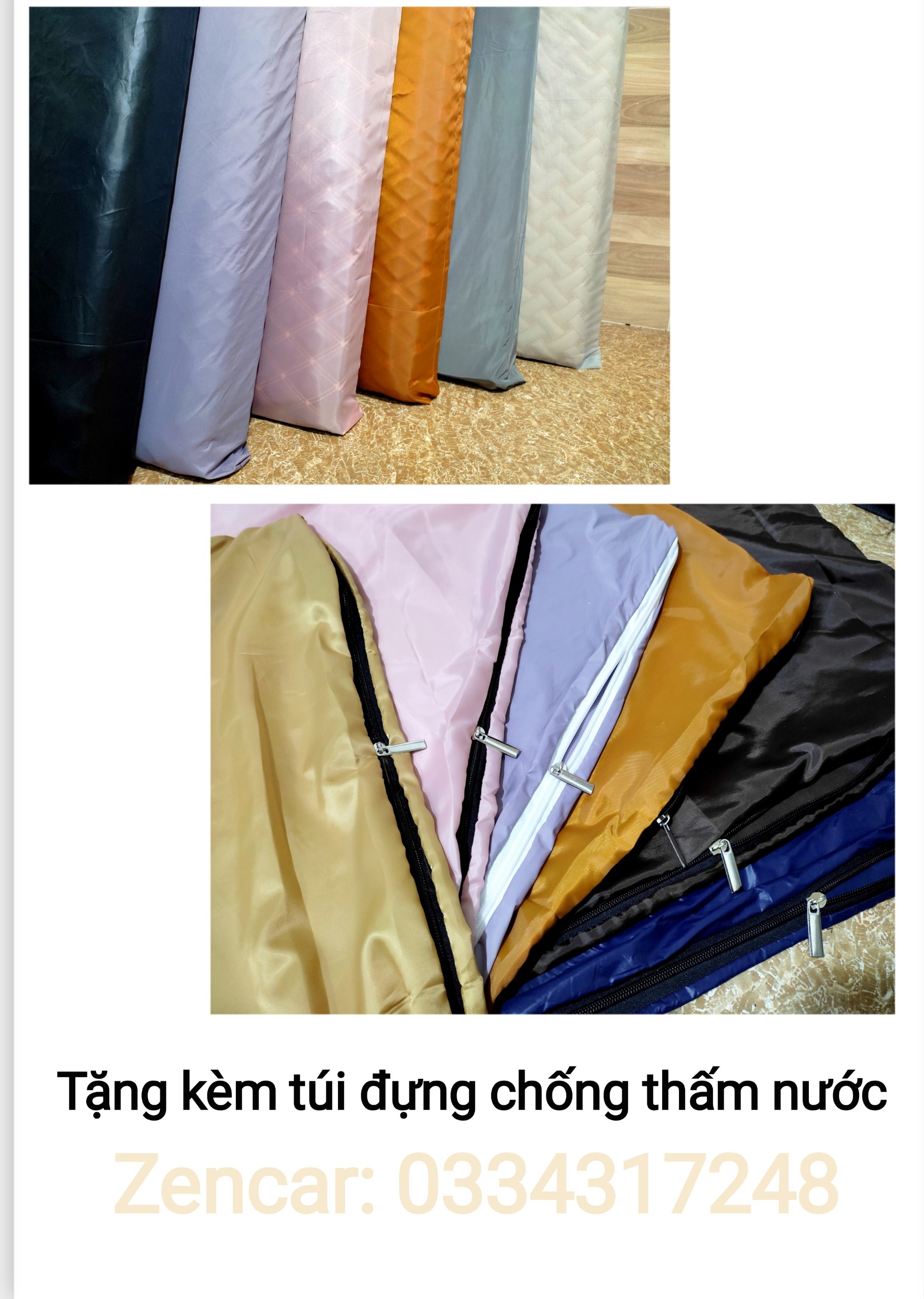 Nệm ô tô, nệm không bơm hơi, nệm ghế sau ô tô, nệm cho xe 5 chỗ, nệm xe hơi 7 chỗ - Chất liệu Da Cacsbon