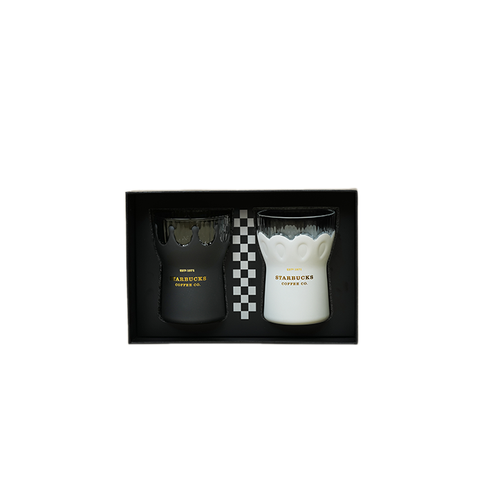 Chess Glass Mug Set 384ml