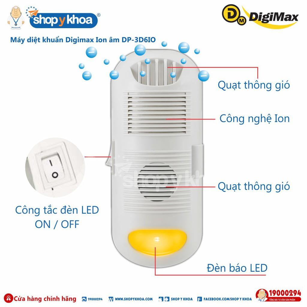 Combo siêu sạch - Máy lọc không khí, diệt khuẩn phòng kín Digimax Ion Âm (DP-3D6) + UV-C (DP-3E6) (Hàng nhập khẩu)