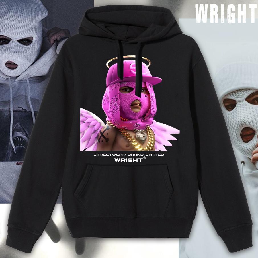 Áo hoodie WRIGHT Evol Pink hiphop never die cá tính unisex