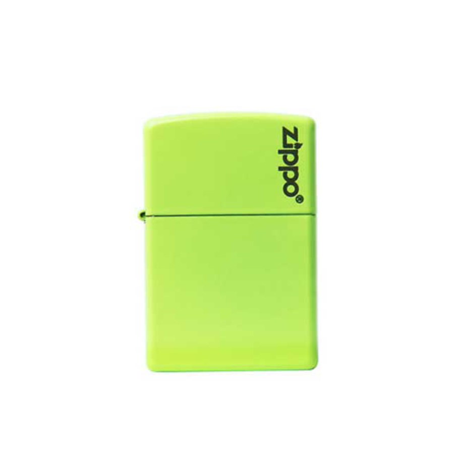 Bật lửa Zippo 28887ZL –Bật lửa Zippo Plain with Logo Neon Yellow Matte