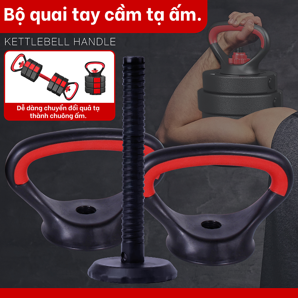 Tạ Tay + Tạ Đẩy kết hợp (2 in 1) 40kg bộ sản phẩm mới nhất-Chọn Lực Nặng Của Tạ ( hàng nhập khẩu)