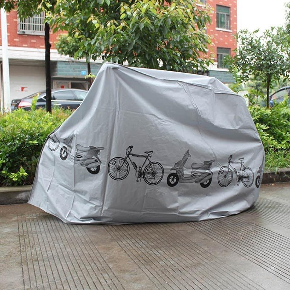 Bạt phủ xe máy chống mưa nắng chất liệu vải dù pha nilon siêu bền