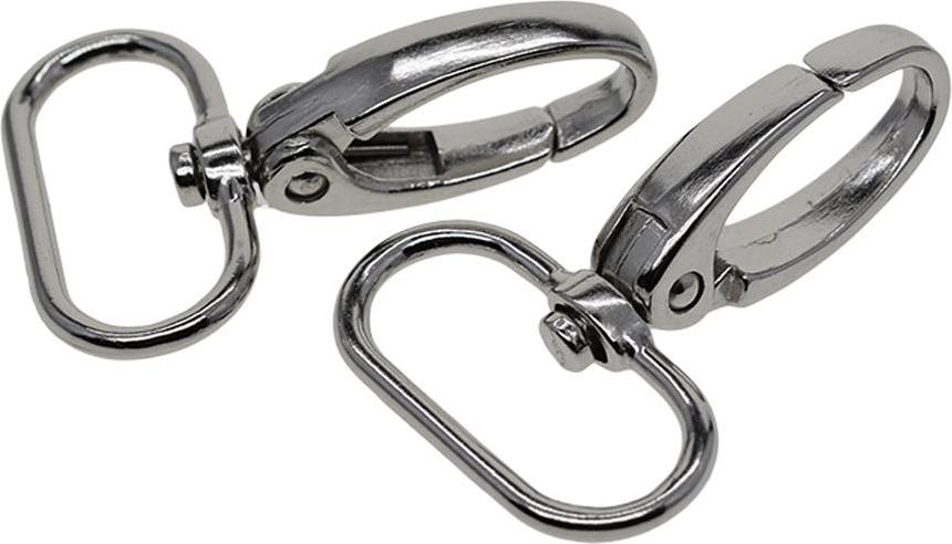 50 Chiếc 1 Inch O Vòng Kim Loại Đựng Chìa Khóa Xoay Kích Hoạt Tôm Hùm Khóa Neo Móc Móc Chìa Khóa Cho bộ Trang Sứ
