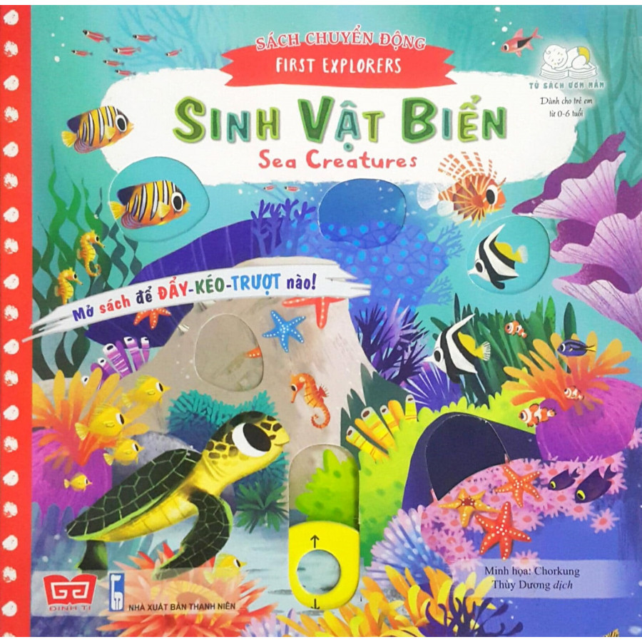 Sách Chuyển Động - First Explorers - Sinh Vật Biển - Sea Creatures