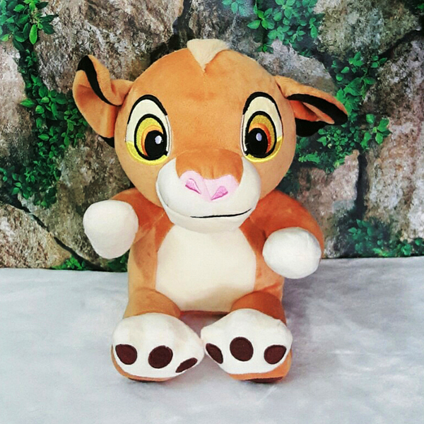 Gấu Bông Sư Tử Simba (30 Cm) Gb260 (Tặng 1 Móc Khóa Dây Da Pu Đính Đá Lấp Lánh Màu Ngẫu Nhiên)