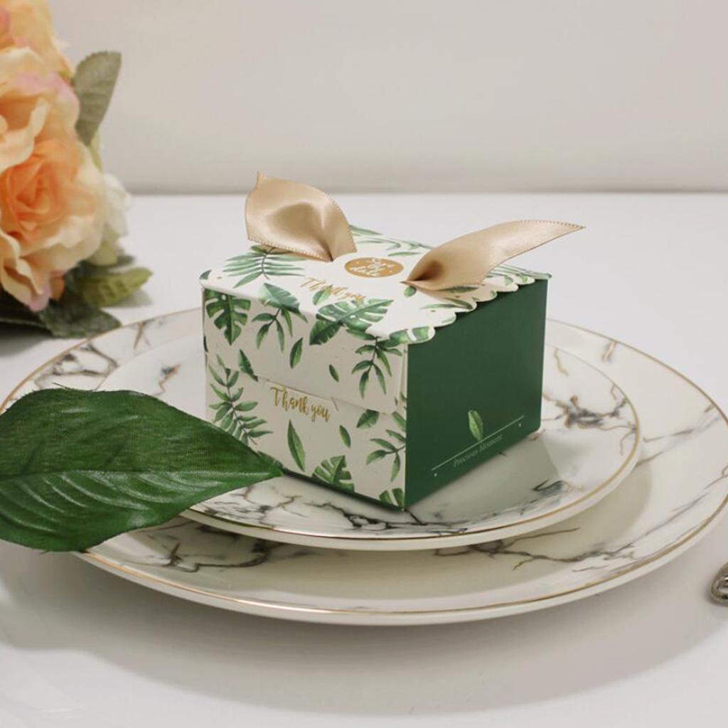 10 pieces candy chocolate gift box wedding favor boxes with