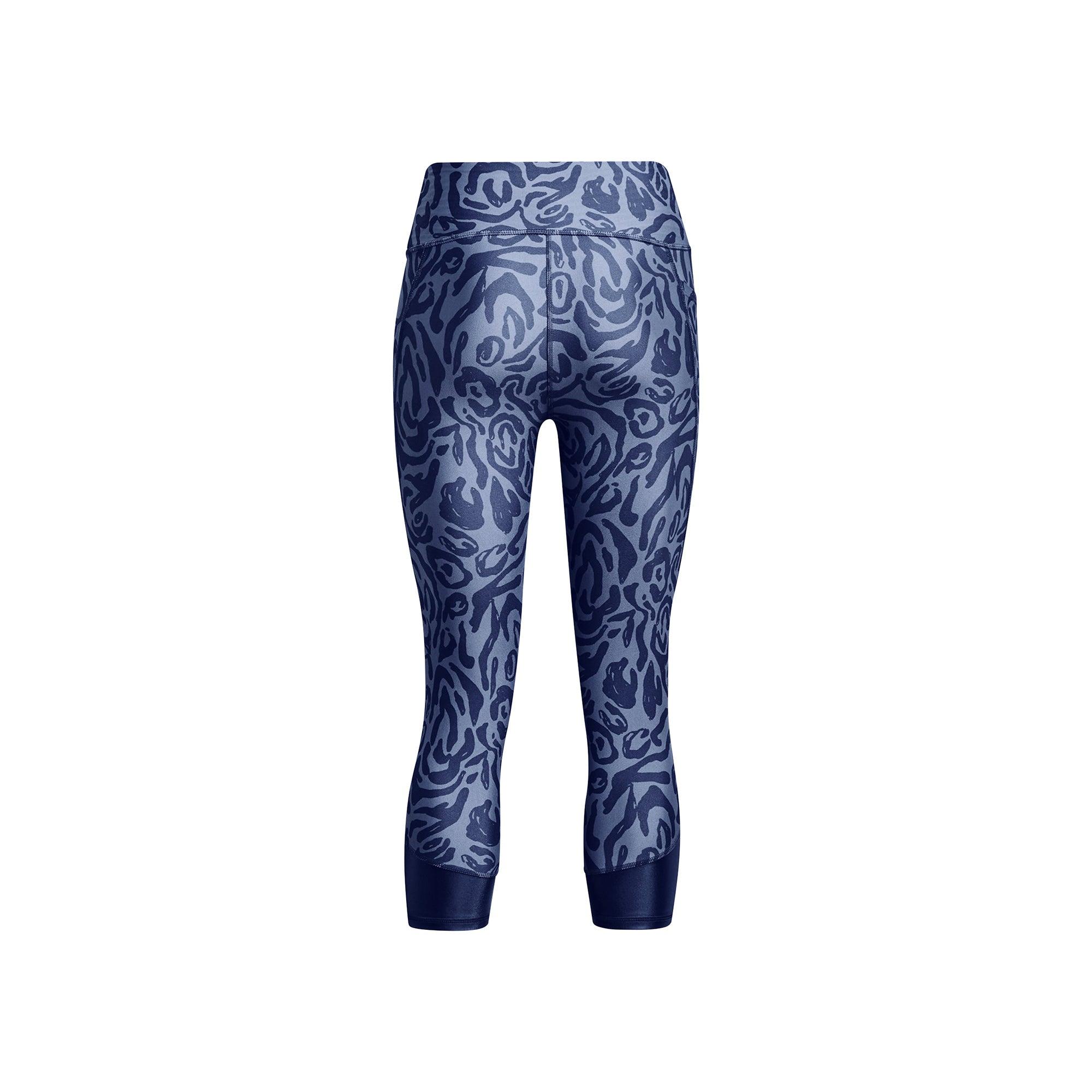 Quần legging thể thao nữ Under Armour Baselayer UaHG Amr Tonal PRT Capri NS - 1365342-470