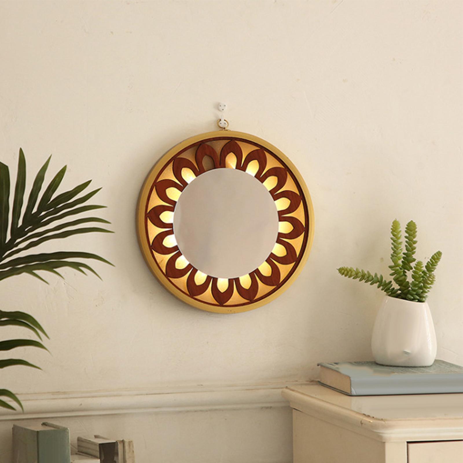 Wall Hanging  Vanity Circle Mirrors for Bedroom Entryway A