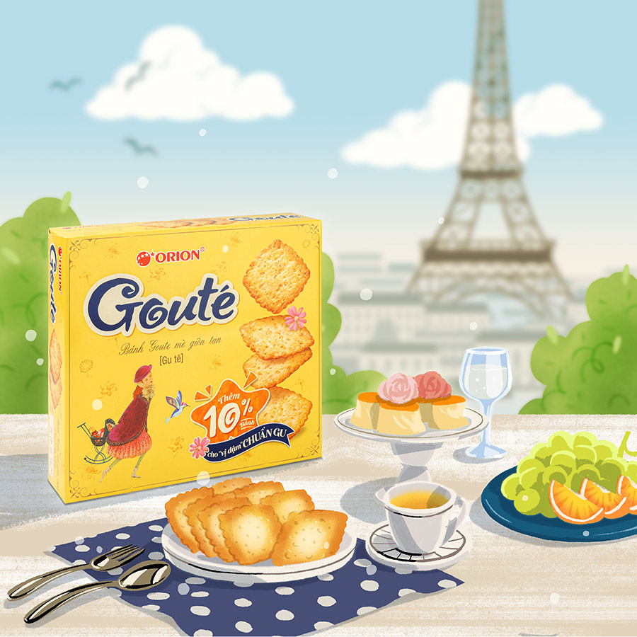 Bánh Goute Hộp 10 Cái (396g)