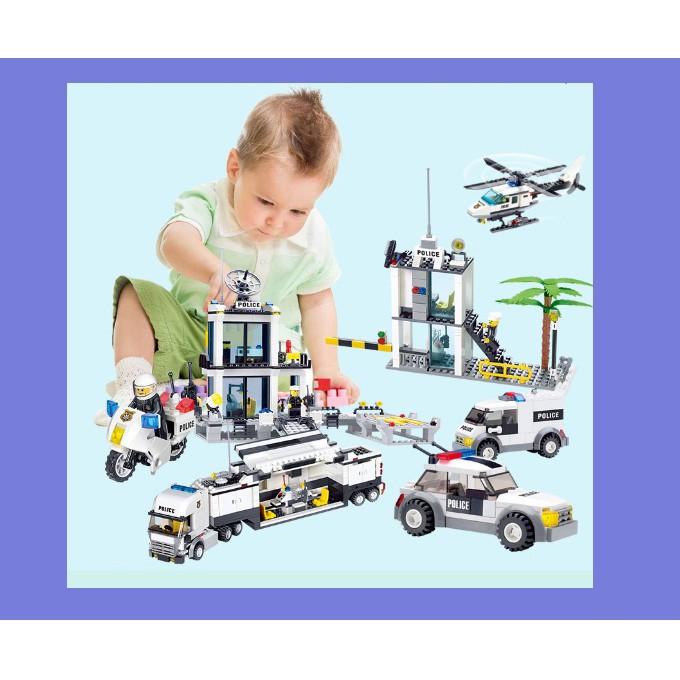 Bộ Mô Hình Lắp Ghép Cảnh Sát Biển 536 Chi Tiết