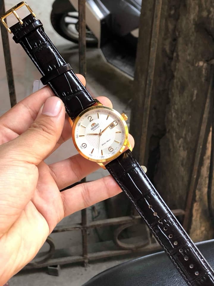 Đồng hồ nam dây da Orient FER27004W0
