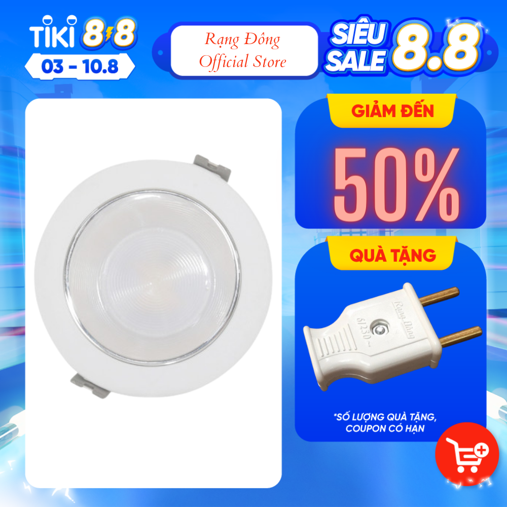 Đèn LED Downlight đổi 3 màu ánh sáng công suất 12W Model: D AT17L ĐM 110/12W