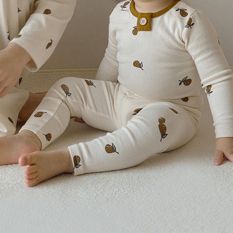 2021 Thu Mới Quần Áo Bé Sơ Sinh Bộ Dài Tay Tee Và Tay Và Quần Cho Bé Phù Hợp Với Cotton Quần Áo Trẻ Sơ Sinh