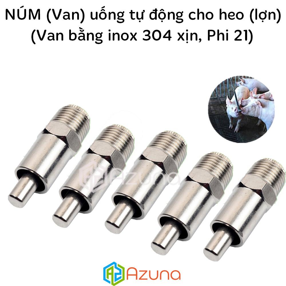 Núm INOX cho heo uống nước- Vòi cho heo uống nước tự động