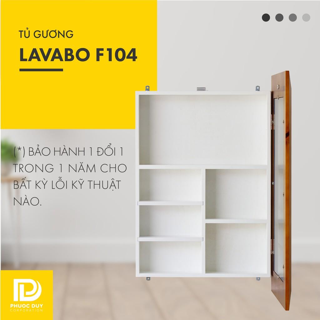 Tủ gương phòng tắm treo tường đa năng - Tủ gương Lavabo F104