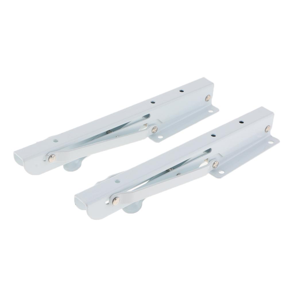 2Pcs Right Angle Bracket L Shape Shelf Support Joint Corner Brace 11inch