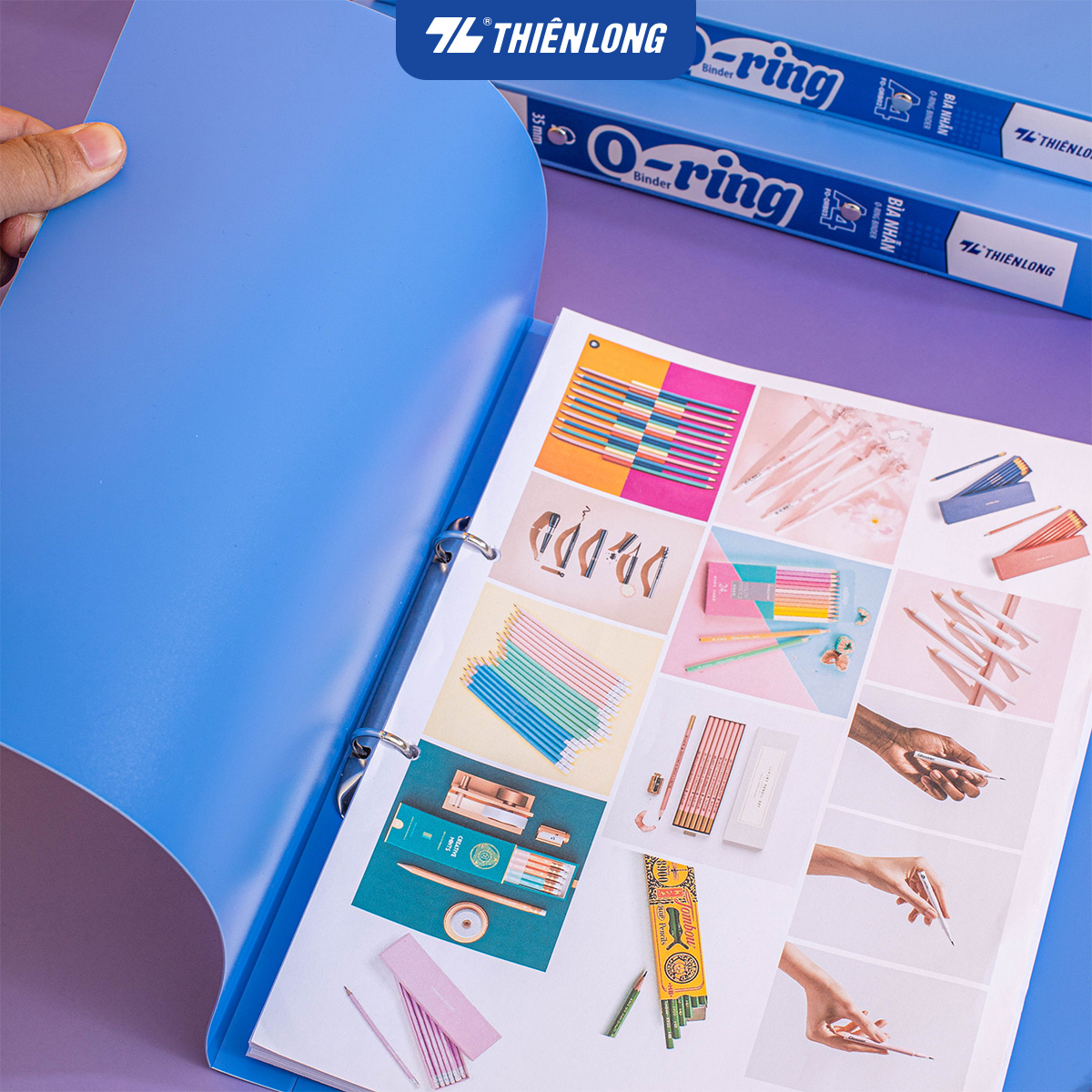 Bìa nhẫn 2-ORing 35 Flexoffice FO-ORB03