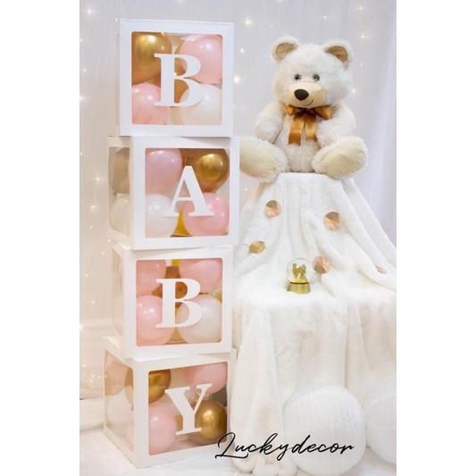 Hộp Đựng Bóng Bay BaBy Trang Trí Tiệc MS045