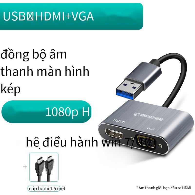 Phong cách mới nhất là bộ chuyển đổi USB sang HDMI ổn định sang giao diện đường truyền độ nét cao Bộ chuyển đổi TV được kết nối với trình chiếu máy tính để bàn
